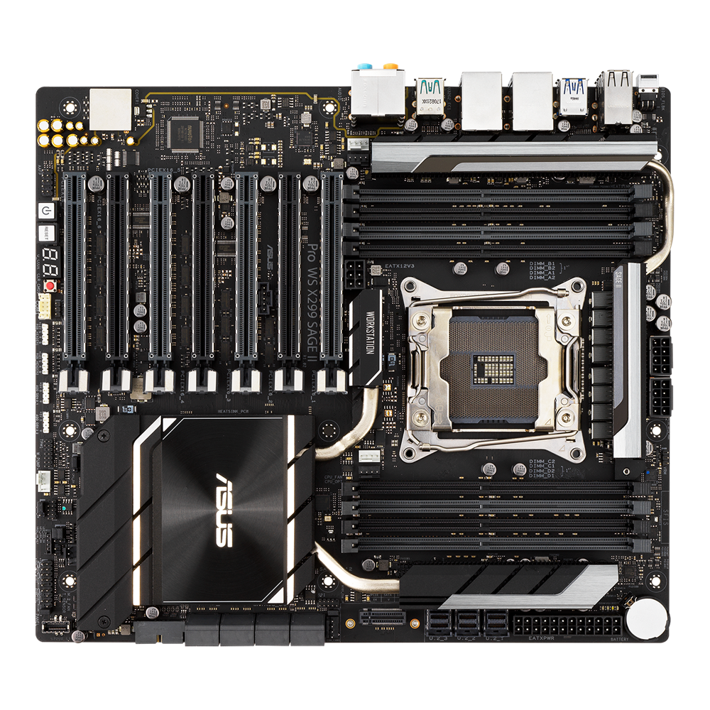 ASUS Pro WS X299 SAGE II Intel X299, LGA 2066 CEB Workstation Motherbo