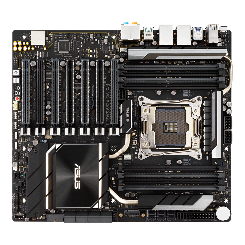 ASUS Pro WS X299 SAGE II Intel X299, LGA 2066 CEB Workstation Motherboard