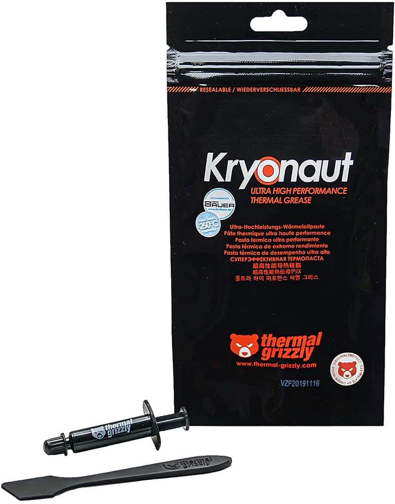 Thermal Grizzly Kryonaut Extreme thermal grease has thermal conductivity of  14.2 W/mk : r/hardware