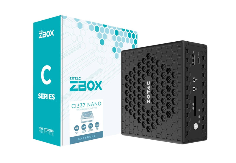 ZOTAC ZBOX CI337 nano Barebone 迷你電腦 (Intel Celeron N100/DDR5 x 1/M.2 Slot x 1) ZBOX-CI337NANO