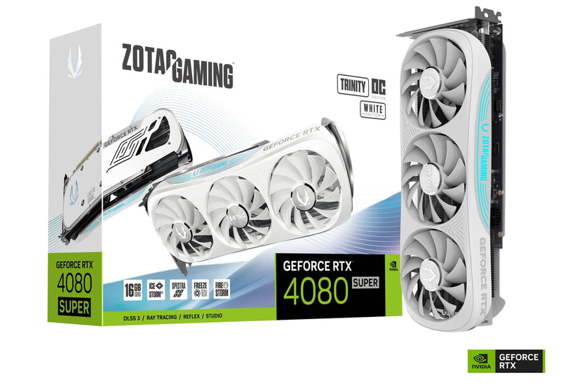 ZOTAC GAMING GeForce RTX™ 4080 SUPER Trinity OC White Edition 16GB GDDR6X ZT-D40820Q-10P